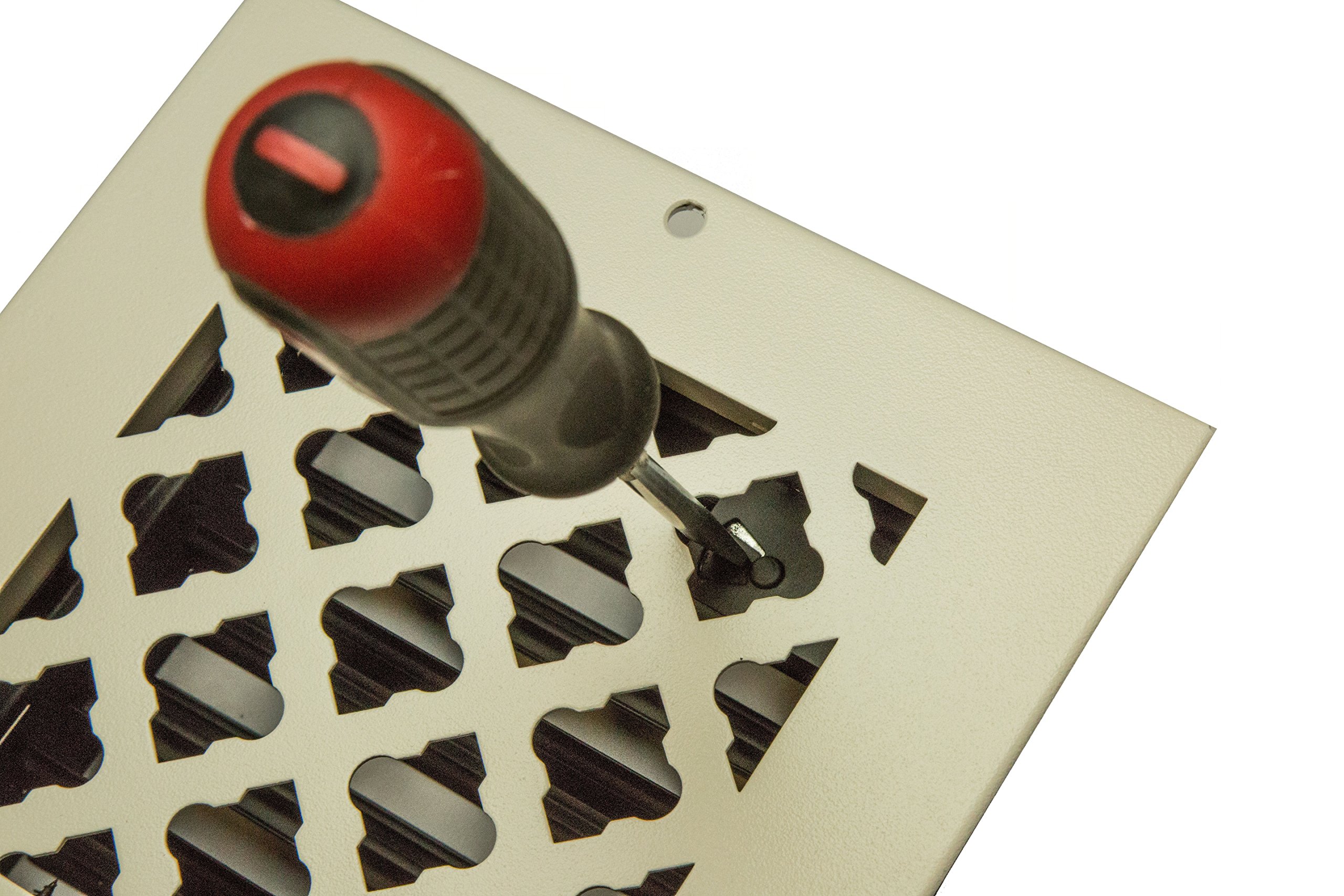 Amazon.com: 4 x 12 白色(可上漆)托斯卡納天花板和掛牆,附阻尼器(6 x